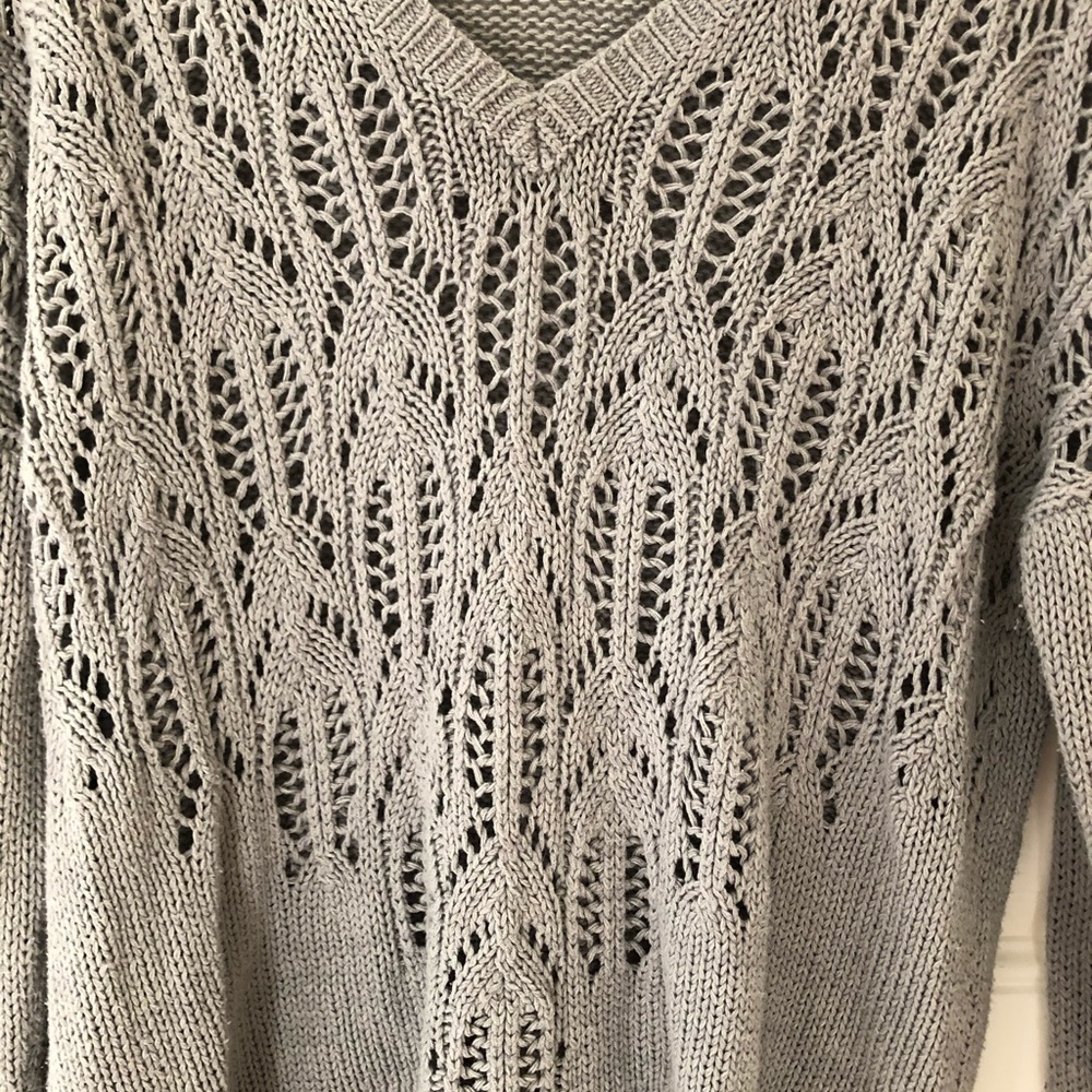 COPY - UO Kimchi Blue slouchy grey knit sweater